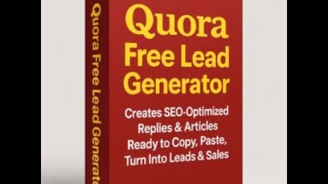 (PLR) Quora Free Lead Generator (Premium GPT) Review 2025