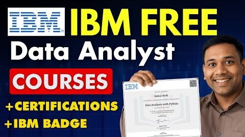 IBM दे रहा है: 5 FREE Data Analyst Courses + Certification | Don’t Miss 🔥