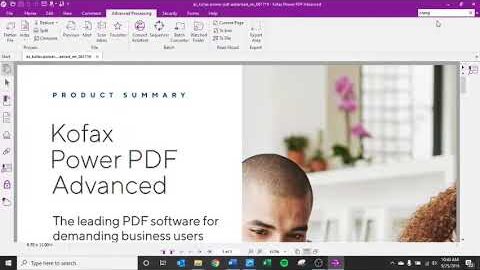 Kofax Power PDF Advanced v 3.1 Compare Tool