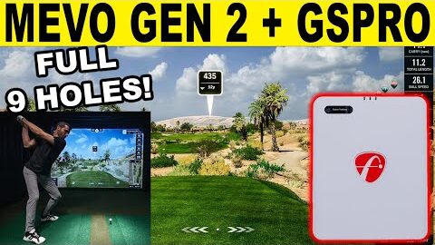 Flightscope MEVO Gen 2: 9 Hole Review w/ GSPRO Golf Simulator Software!