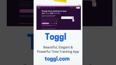 Top Productivity App | Toggl App | Time Management App Reviews | Technology | YouTube Shorts |