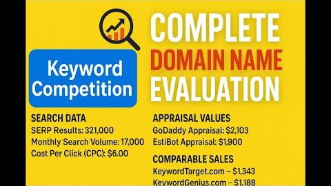 Domain Flipper Review: KeywordCompetition.com (SEO, Analytics & Marketing Breakdown)