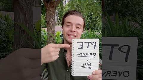 PTE Exam Pattern in 60 SECONDS  (structure, format & overview)