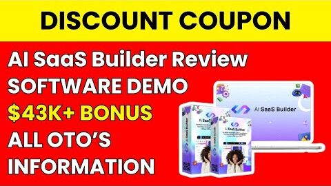Ai SaaS Builder Review 🚀 Discount Coupon 🚀 $43k+ Bonus 🚀 DEMO + OTO’s