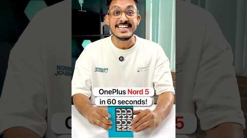 OnePlus Nord 5 Review in 60 Seconds!