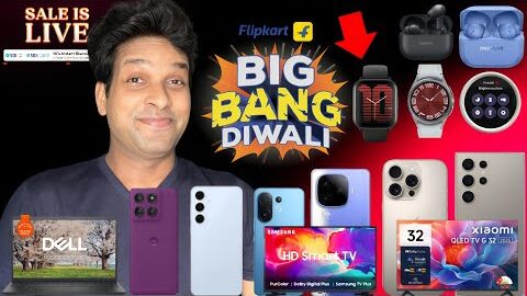 Flipkart Big Bang Diwali Sale 2025 🔥 Smartphones, Tablets, Watches, Earbuds, Smart Tvs, Laptop | New