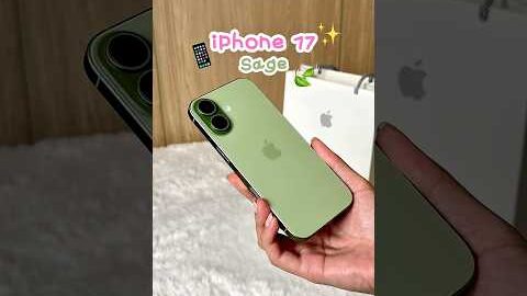 iPhone 17 Sage Unboxing | The Most Aesthetic iPhone of 2025