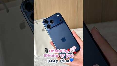 iPhone 17 Pro Deep Blue Unboxing | The Best Future of Smartphone