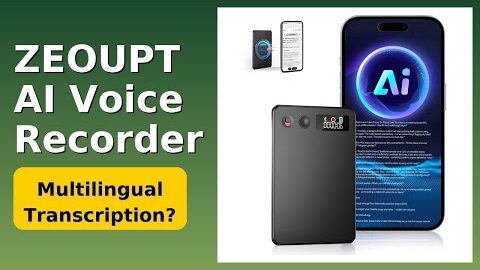 REVIEW (2025): ZEOUPT AI Voice Recorder. ESSENTIAL details.