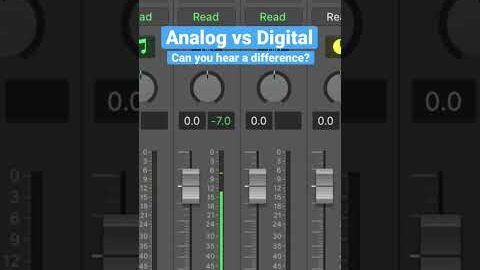 Analog Vs Digital Synth