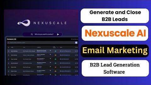 Nexuscale Review |  Automated Email Marketing  | B2B Lead Generation Software