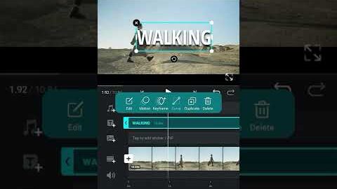 Text Reveal As You Walk  Vn Video Editor Tutorial