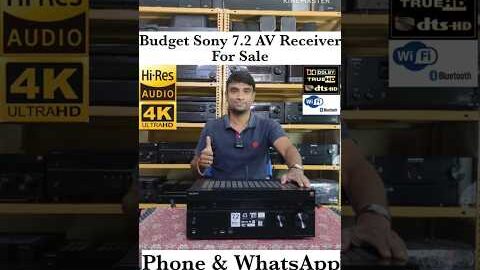 Budget 7.2 Sony AV Receiver For Sale  #sony #sonyhometheater #dolby #dts #budget #sonyavr #sonystr