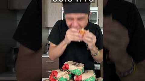 Fastest Whopper Ever Eaten.