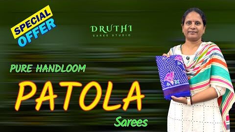 Patola Sarees Pure Handloom | Exquisite Weaves | Druthi Sarees Nagole Hyderabad