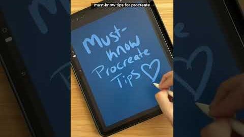 Procreate basics for beginners 😊 #procreatetutorials #procreateart #procreateforbeginners