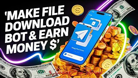 Make Telegram File Downloader Bot & Earn Money 💸 | Earning Bot Making #DevelopEye_Tutorials