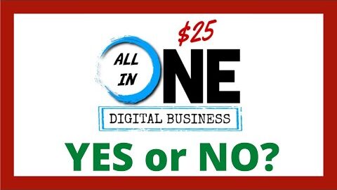 All In One $25 Business Review – Legit Affiliate Program?