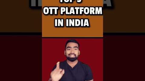Top – 5 OTT Platform in India with Active Users | #shorts #youtubeindia