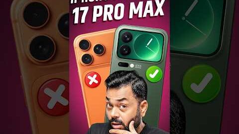 Xiaomi Made A Better iPhone 17 Pro Max? #TrakinShorts