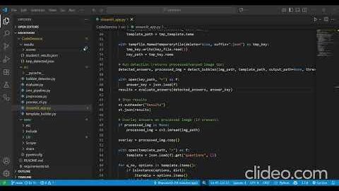 Automated OMR Evaluation & Scoring System for the CODE4ED tech virtual hackathon 2025 || CodeDemons