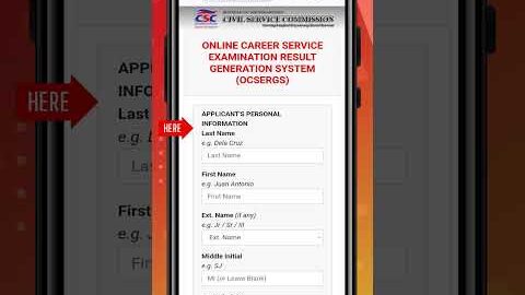 How to check Civil Service Exam Results and Rating online #civilserviceexam   #civilservice