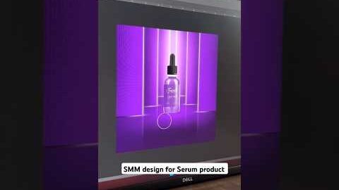 SMM Design for Serum product #editing #edits #video #shortsfeed #trendingshorts #trending #ytshorts