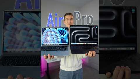 MacBook Air vs MacBook PRO😀#macbook