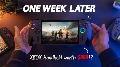 ROG Xbox Ally X One Week Later Review – This $999 Xbox Handheld Worth It?