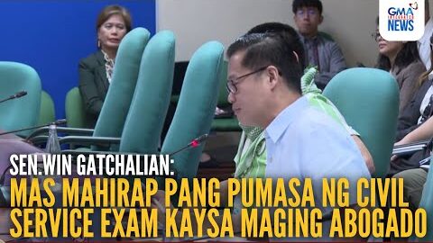 Sen. Gatchalian urges the Civil Service Commission to review its policy | GMA Integrated News