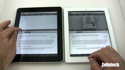 iPad 2 vs iPad YouTube App Comparison
