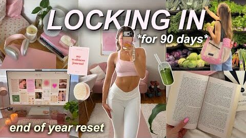 LOCK IN FOR 90 DAYS 📔end of year productive reset & winter arc routine