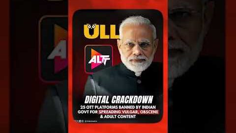 ULLU App हुआ Ban🚫 | सरकार का बड़ा Action! | 25 OTT Platforms हुए Ban