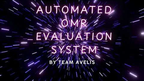 Automated OMR Evaluation System by Team Avelis