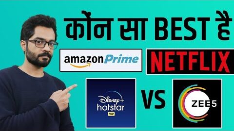 Best OTT Platform in India | Netflix vs Prime Video vs Zee 5 vs Disney Hotstar Vip