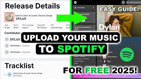 RELEASE YOUR MUSIC ON ALL PLATFORMS FOR FREE 2025 (SPOTIFY, APPLE MUSIC, ITUNES…)