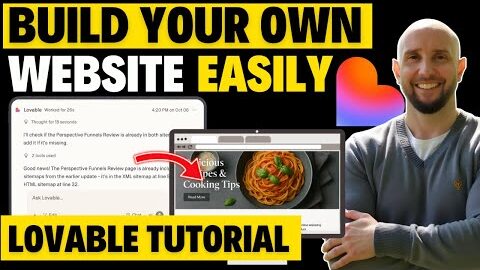 The Fastest Way To Build Your Own Website With AI In 2025 (Lovable Tutorial – NO CODE)