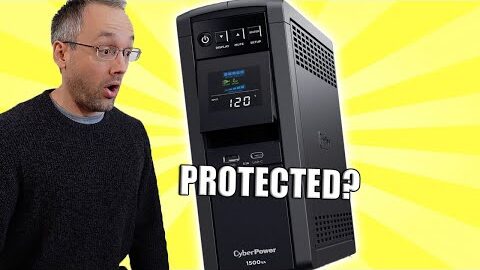 Cyberpower 1500VA/1000w CP1500PFCLCD UPS Unit Review, Software Overview with PROS & CONS