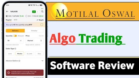Motilal Oswal Rise App Algo Trading Software Review