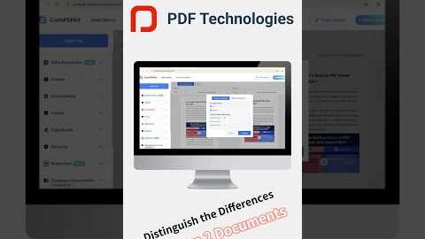 🆚Quickly & Easily Compare the Difference Between 2 PDF Documents | Online Free | ComPDFKit #pdf