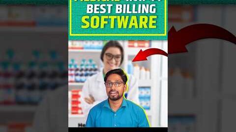 Best Software🎁For Medical Store….!………………#billingsoftware #margerp #billing #pcbuild