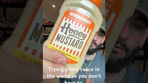 Whataburger Honey Mustard Sauce Review