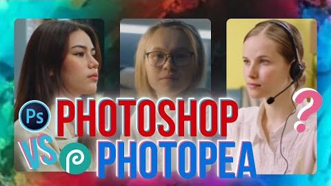 Photoshop vs Photopea | AI Graphic Design | Image Editing | Content Creation | Q2 2025