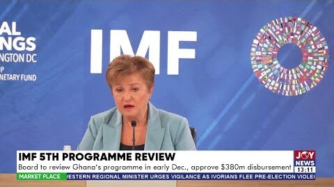 IMF 5th Programme Review: Board to review Ghana’s programme in early Dec. approve $380m disbursement