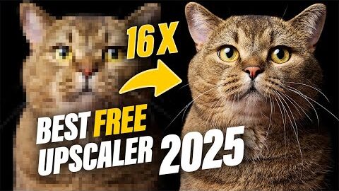 Best 3 FREE Image Upscalers in 2025 + Comparison!
