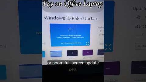 Fake Windows Update 😂 | Prank Your Friends Like This! #shorts