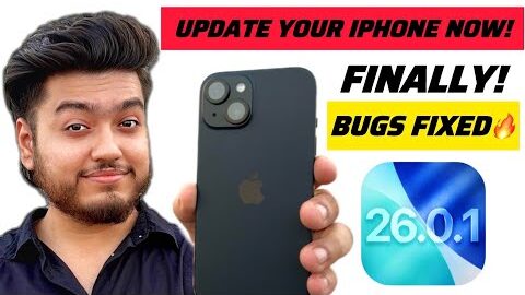 Finally iOS 26.01 Update in iPhone 15, iPhone 16 & iPhone 17🔥 Bugs Fixed🔥 Battery?