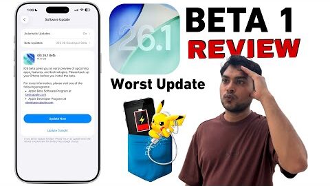 iOS 26.1 Review – Big Problem 😡