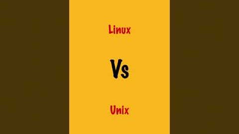 what is the difference between linux and unix ? #shorts #linux #unix #bydubebox