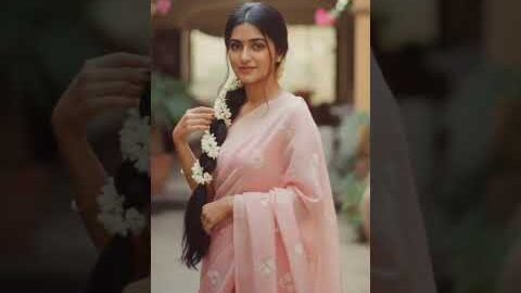 Ai trending video for girls retro styles gemini prompts for traditional look#ai #love #gemini #saree